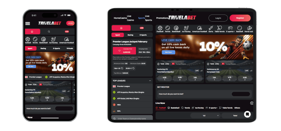 Trivelabet Casino Trivela Bet αθλητικά στοιχήματα